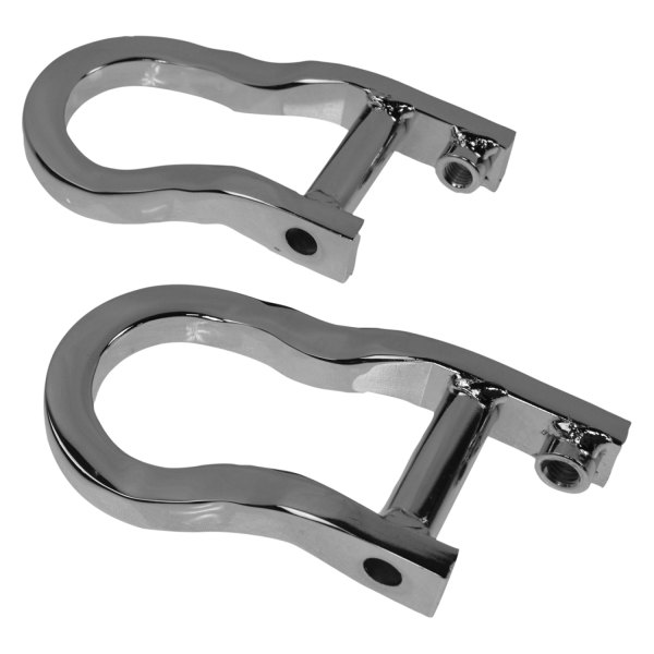 DIY Solutions® - Front Driver and Passenger Side Chrome Tow Hook Kit