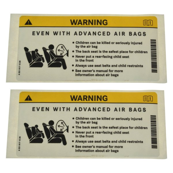 DIY Solutions® - Air Bag Information Label