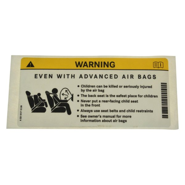 DIY Solutions® - Air Bag Information Label