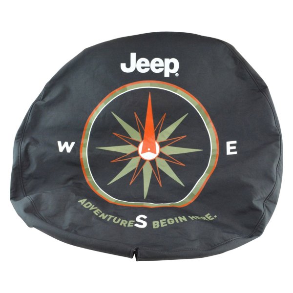 DIY Solutions® - Compass Black Denim Spare Tire Cover