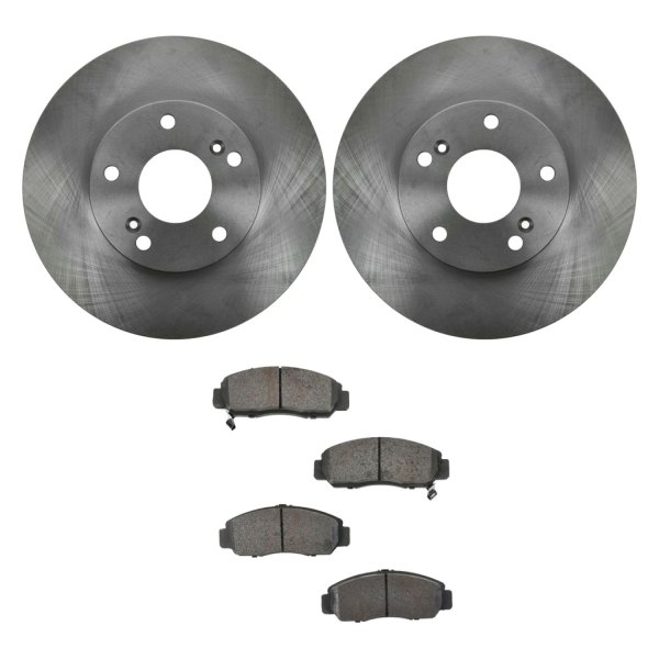 DIY Solutions® - Front Disc Brake Kit with Semi-Metallic Pads