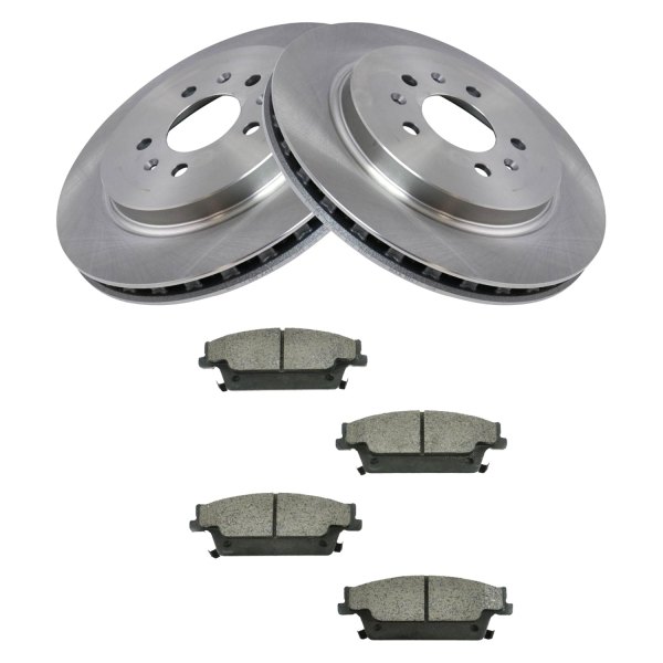 DIY Solutions® - Rear Disc Brake Kit with Semi-Metallic Pads