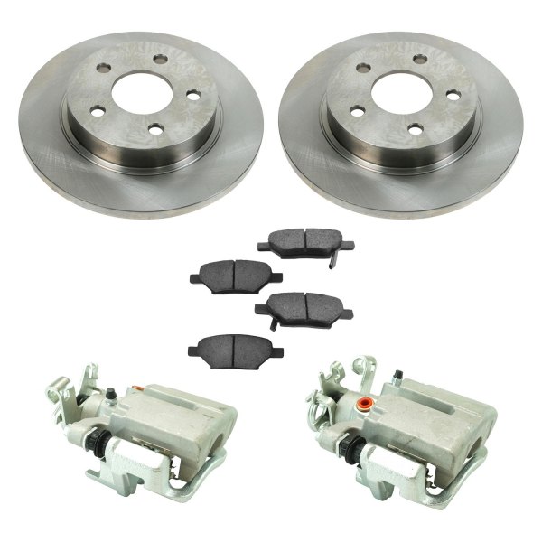DIY Solutions® - Rear Disc Brake Kit with Ceramic Pads and Calipers