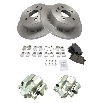 DIY Solutions® - Rear Disc Brake Kit with Ceramic Pads and Calipers