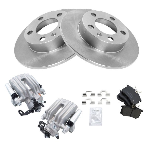 DIY Solutions® - Rear Disc Brake Kit with Ceramic Pads and Calipers