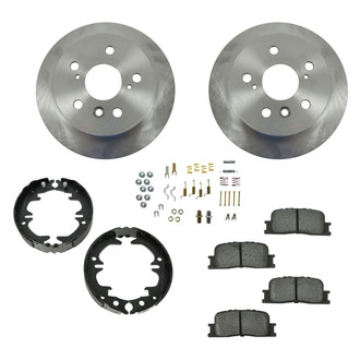 DIY Solutions® - Disc Brake Kit with Semi-Metallic Pads and Shoes