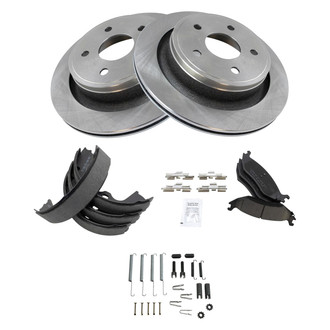 DIY Solutions® - Disc Brake Kit with Ceramic Pads and Shoes