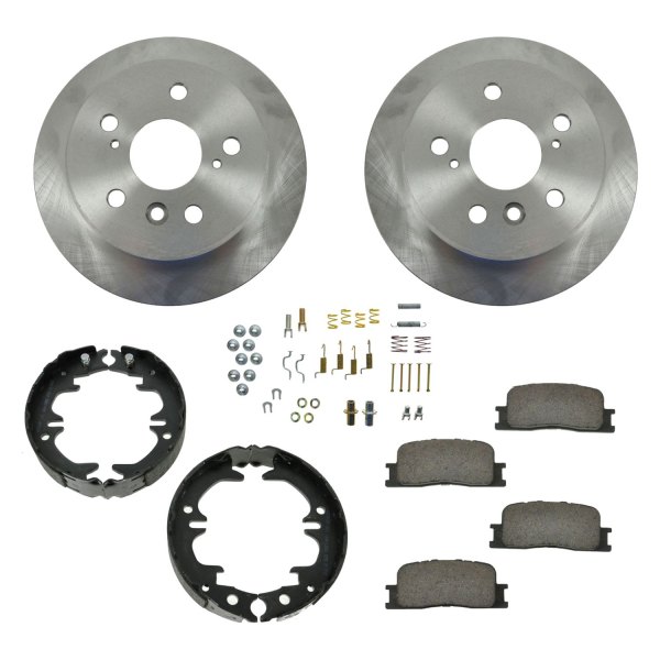 DIY Solutions® - Rear Disc Brake Kit with Ceramic Pads and Shoes