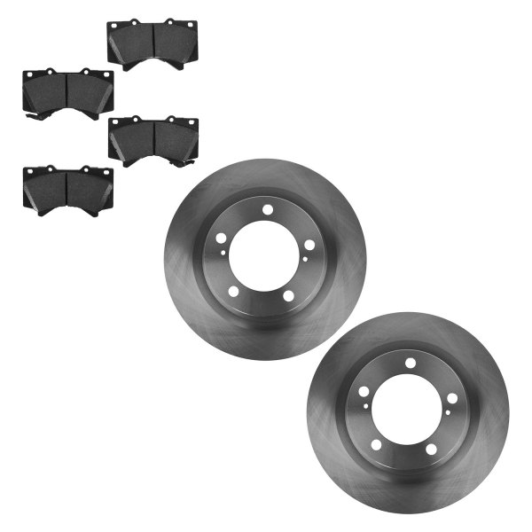 DIY Solutions® - Front Disc Brake Kit with Semi-Metallic Pads