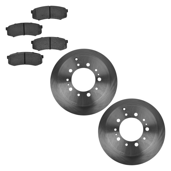 DIY Solutions® - Rear Disc Brake Kit with Semi-Metallic Pads