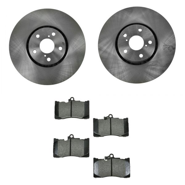 DIY Solutions® - Front Disc Brake Kit with Semi-Metallic Pads