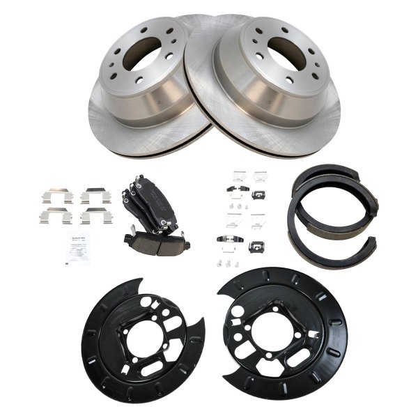 DIY Solutions® - Rear Disc Brake Kit with Ceramic Pads and Shoes