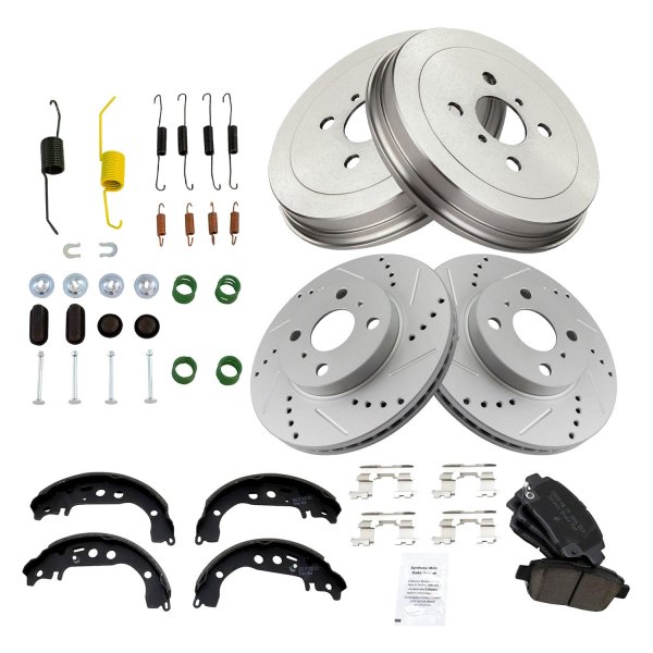 DIY Solutions® - Disc Brake Pad and Rotor & Drum Brake Shoe and Drum Kit