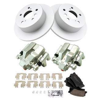 DIY Solutions® - Rear Disc Brake Kit with Ceramic Pads and Calipers