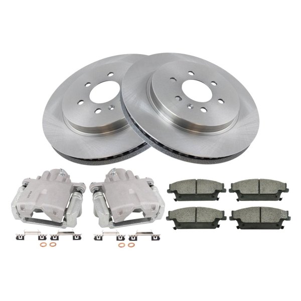 DIY Solutions® - Rear Disc Brake Kit with Semi-Metallic Pads and Calipers