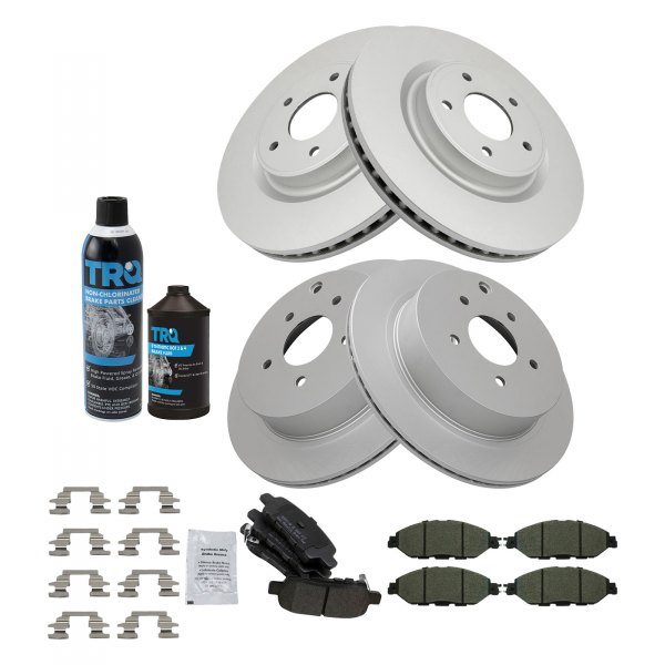 DIY Solutions® - Front and Rear Disc Brake Kit with Semi-Metallic Pads