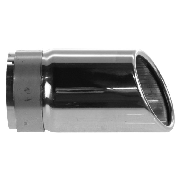 DIY Solutions® - Stainless Steel Round Angle Cut Chrome Exhaust Tip