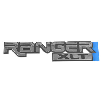 DIY Solutions® - "Ranger XLT" Driver Side Chrome/Black Fender Emblem