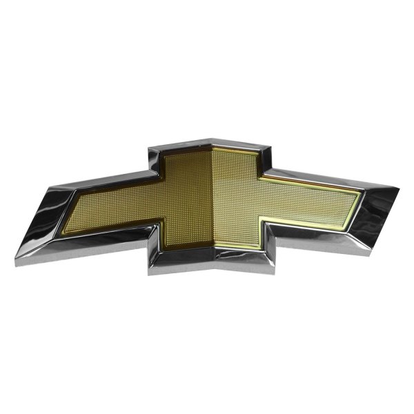 DIY Solutions® - "Bowtie" Gold/Chrome Grille Emblem