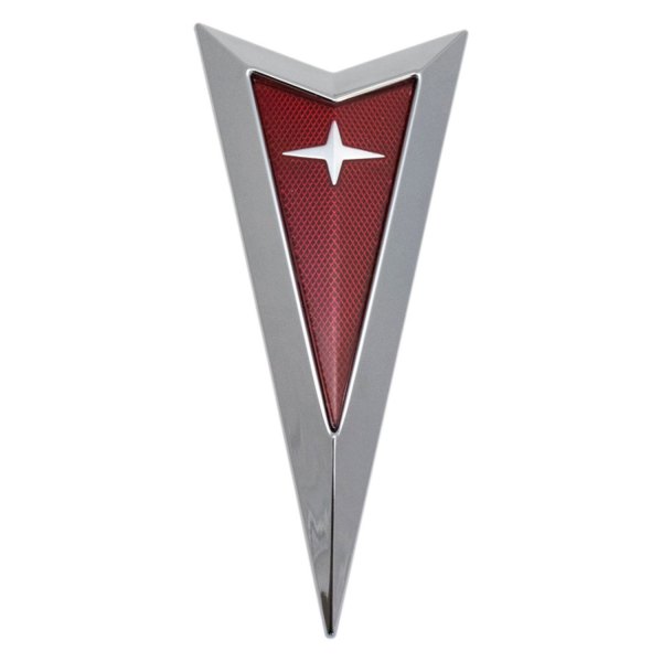 DIY Solutions® - "Arrowhead" Chrome/Red Front Emblem