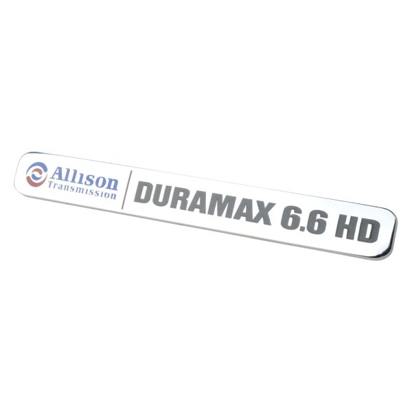 DIY Solutions® - "Allison Transmission Duramax 6.6 HD" Hood Emblem
