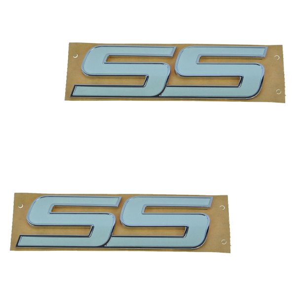 DIY Solutions® - "SS" White Side Body Emblems