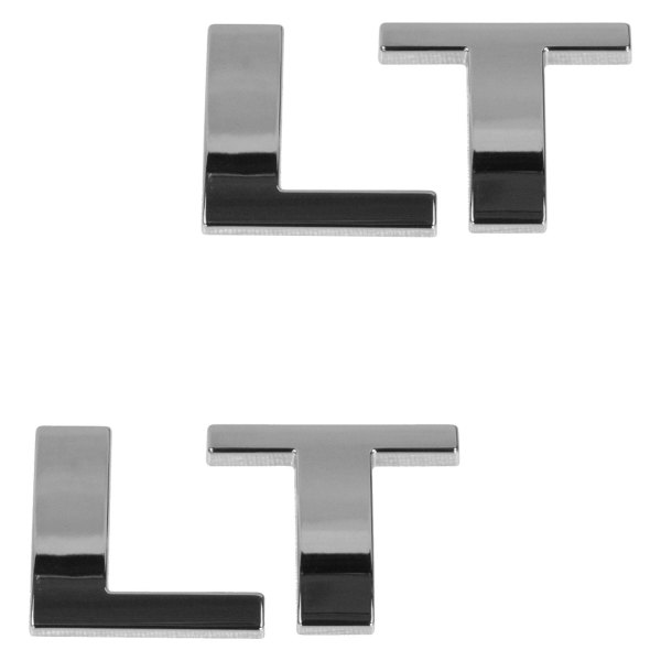DIY Solutions® - "LT" Chrome C-Pillar Emblems
