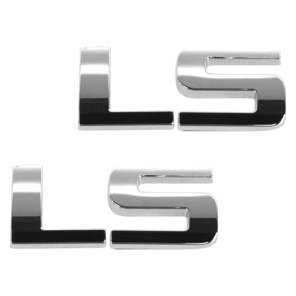 DIY Solutions® - "LS" Chrome C-Pillar Emblems