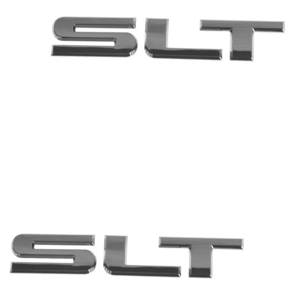 DIY Solutions® - "SLT" Chrome C-Pillar Emblems