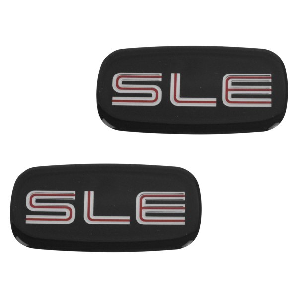 DIY Solutions® - "SLE" Black/Red/Silver Cab Emblems