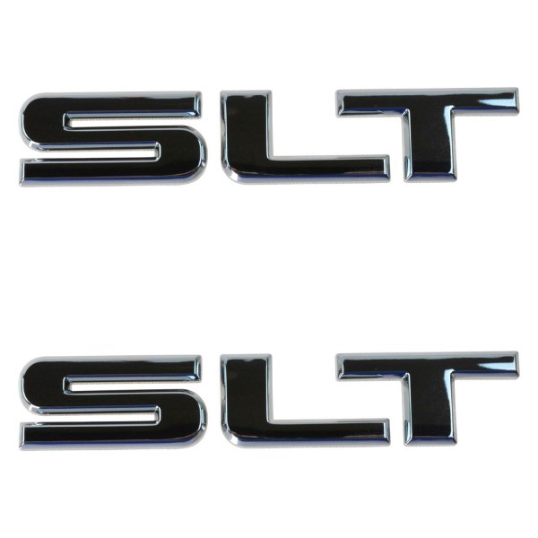 DIY Solutions® - "SLT" Chrome Rear Emblems