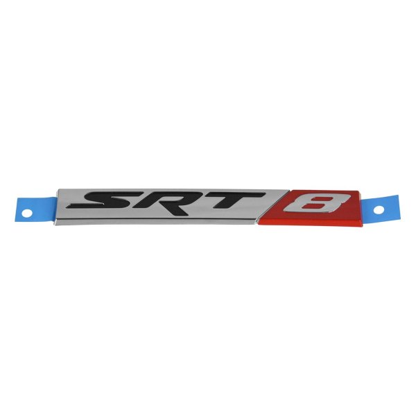 DIY Solutions® - "SRT-8" Chrome/Red Trunk Lid Emblem