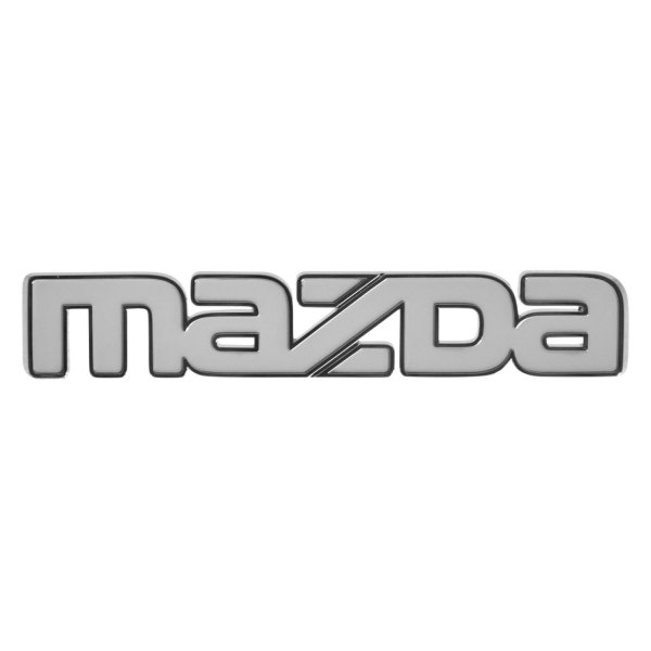 DIY Solutions® - "Mazda" Chrome/White Grille Emblem
