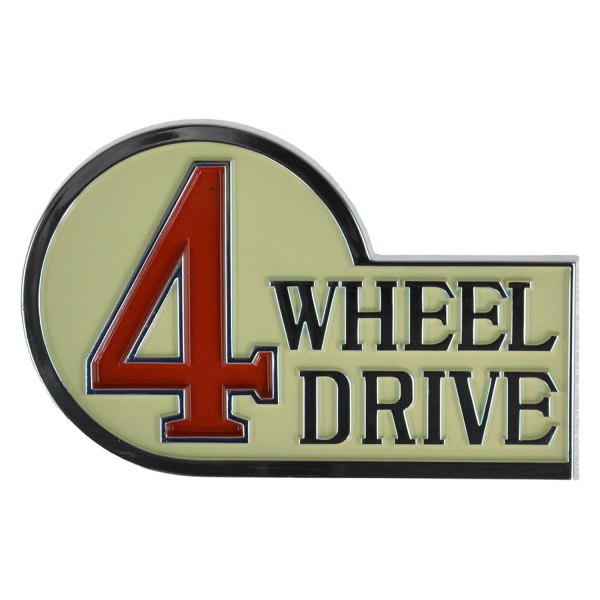 DIY Solutions® - "4 Wheel Drive" Quarter Emblem
