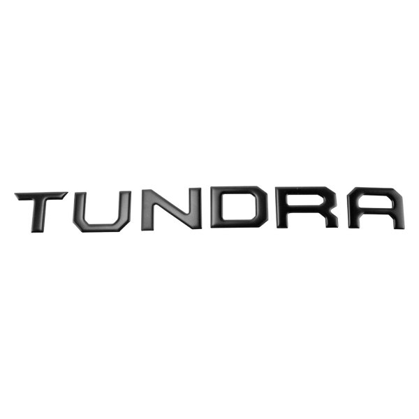 DIY Solutions® - "Tundra" Black Tailgate Emblem