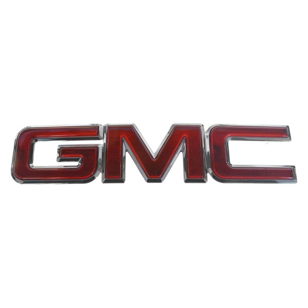 DIY Solutions® - "GMC" Chrome/Red Grille Emblem