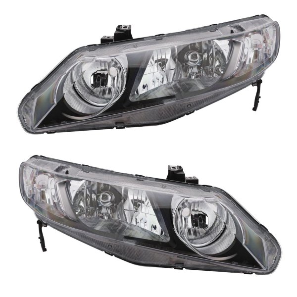 DIY Solutions® - Driver and Passenger Side Replacement Headlights