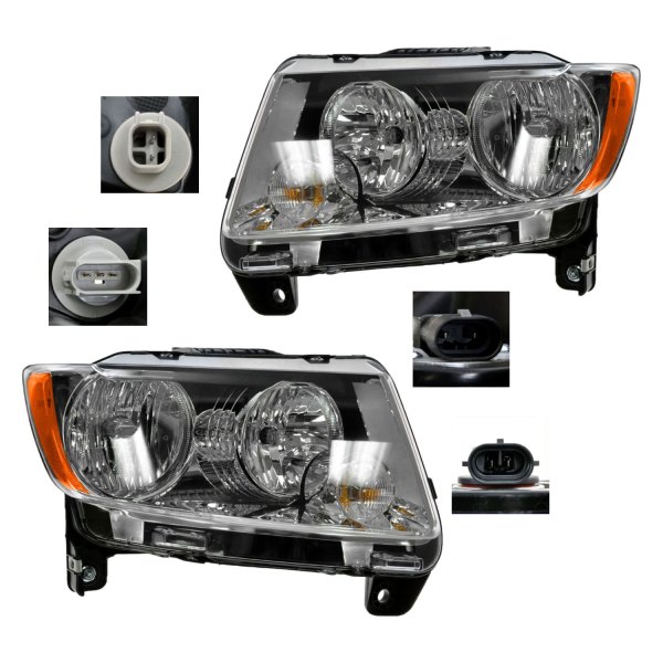 DIY Solutions® - Driver and Passenger Side Replacement Headlights