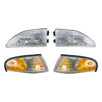 DIY Solutions® - Driver and Passenger Side Replacement Headlights (Standard Line)