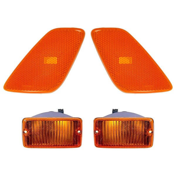 DIY Solutions® - Driver and Passenger Side Replacement Turn Signal/Parking and Side Marker Lights