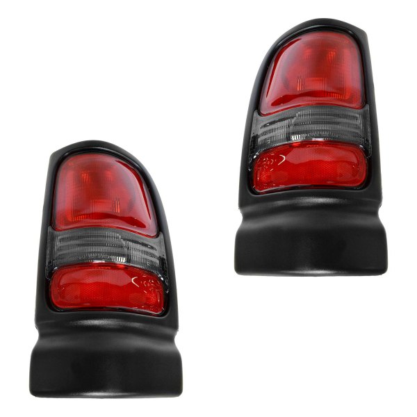 DIY Solutions® - Driver and Passenger Side Replacement Tail Lights, Dodge Ram