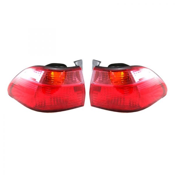 DIY Solutions® - Driver and Passenger Side Outer Replacement Tail Lights, Honda Accord