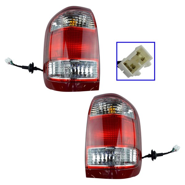 DIY Solutions® - Driver and Passenger Side Replacement Tail Lights, Nissan Pathfinder