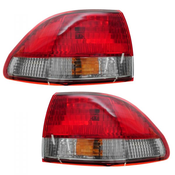 DIY Solutions® - Driver and Passenger Side Outer Replacement Tail Lights, Honda Accord