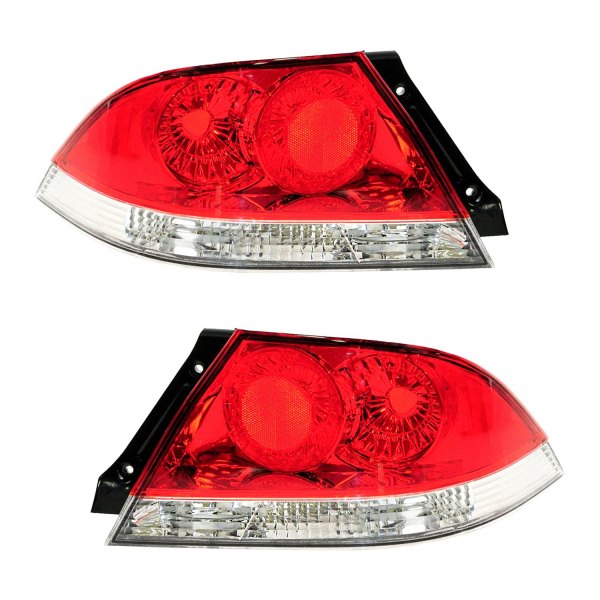 DIY Solutions® - Driver and Passenger Side Replacement Tail Lights, Mitsubishi Lancer