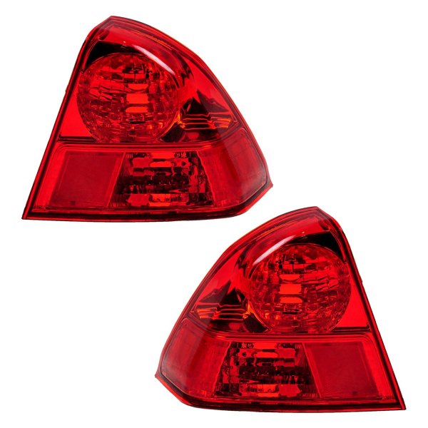 DIY Solutions® - Driver and Passenger Side Replacement Tail Lights, Honda Civic