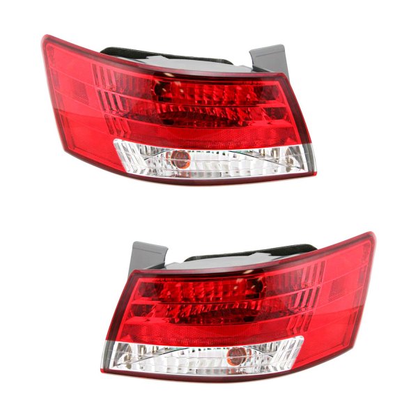 DIY Solutions® - Driver and Passenger Side Outer Replacement Tail Lights, Hyundai Sonata