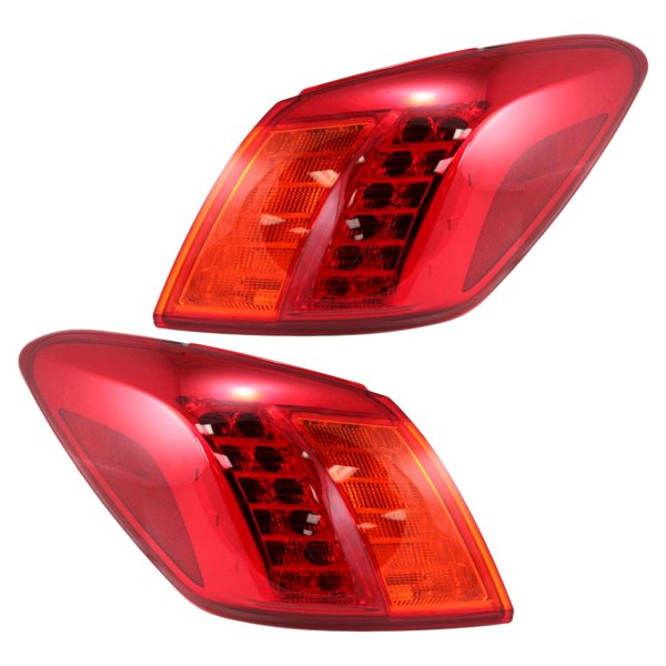 DIY Solutions® - Driver and Passenger Side Outer Replacement Tail Lights, Nissan Murano