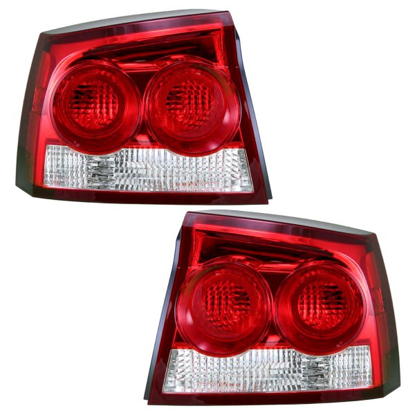 DIY Solutions® - Driver and Passenger Side Replacement Tail Lights, Dodge Charger