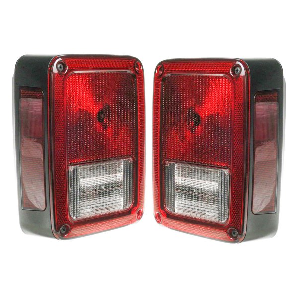 DIY Solutions® - Driver and Passenger Side Replacement Tail Lights, Jeep Wrangler